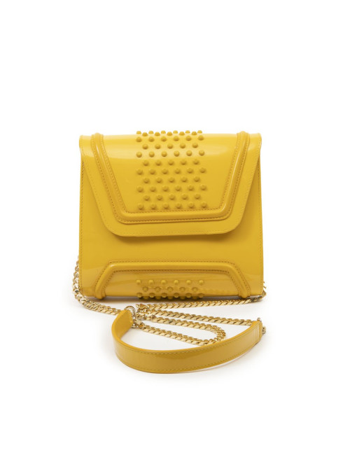Sac YLIANA YEPEZ cuir jaune