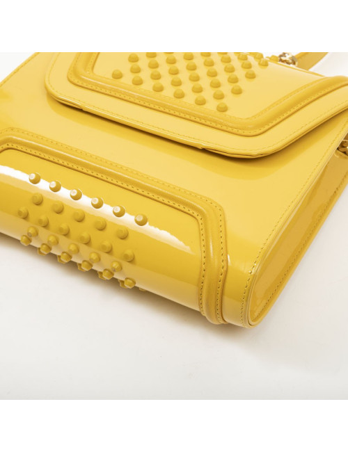 Sac YLIANA YEPEZ cuir jaune