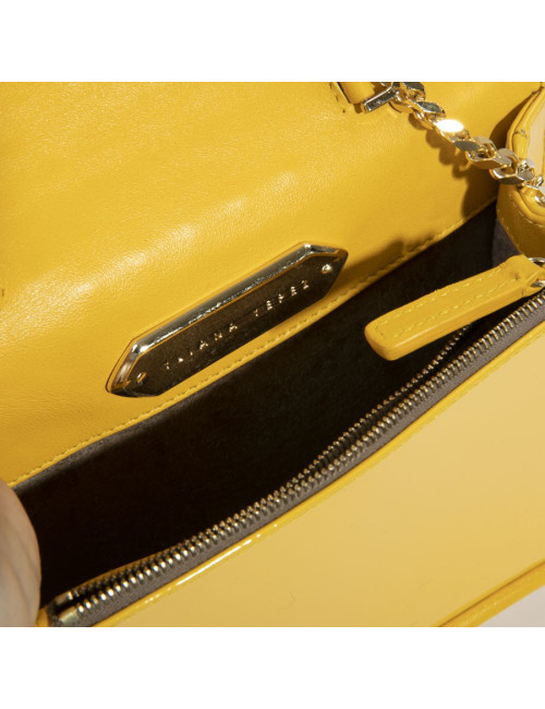 Sac YLIANA YEPEZ cuir jaune