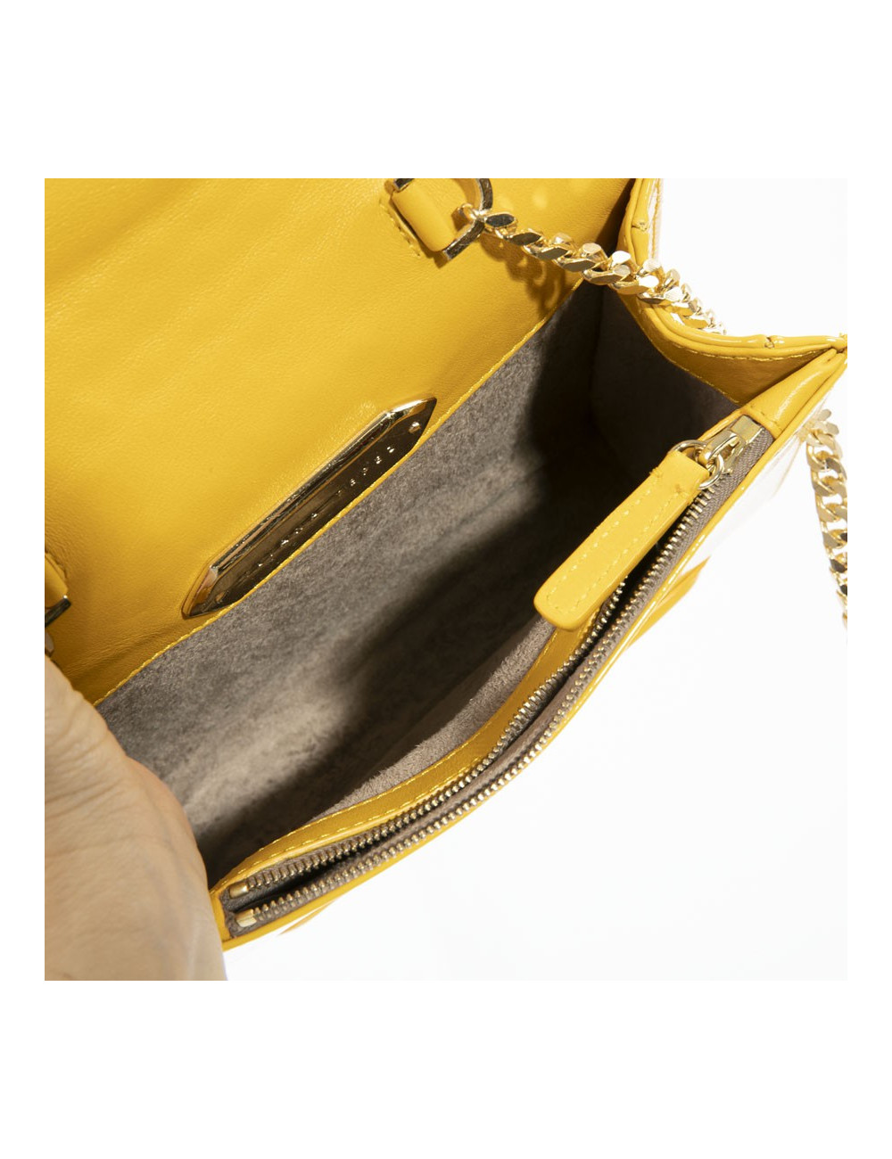 Sac YLIANA YEPEZ cuir jaune