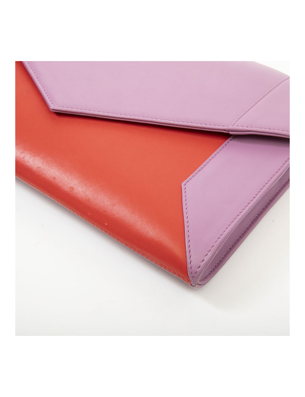 Pochette YLIANA YEPEZ cuir bicolore