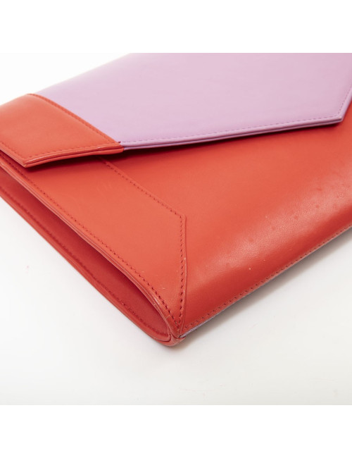 Pochette YLIANA YEPEZ cuir bicolore