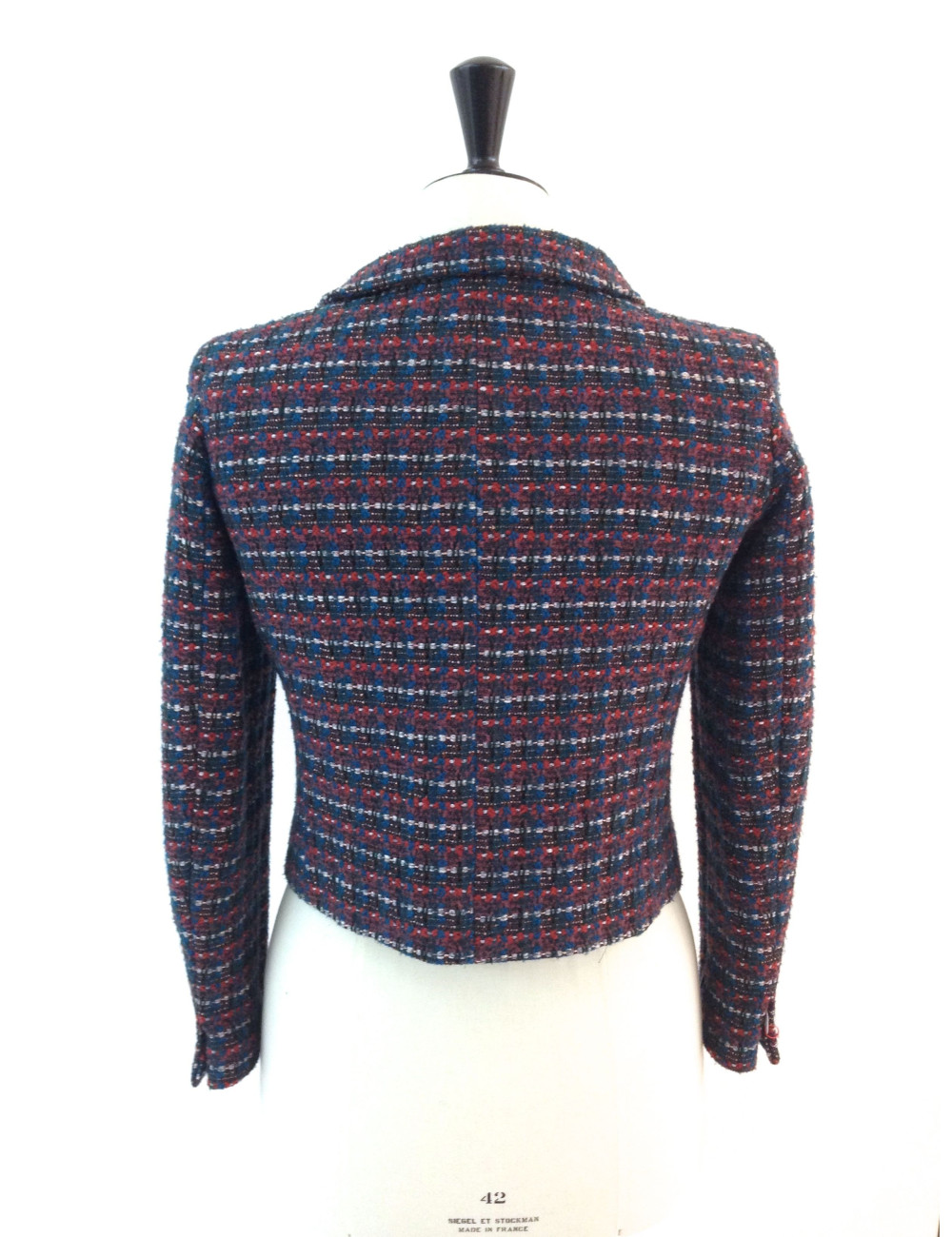 Veste CHANEL en tweed tricolore