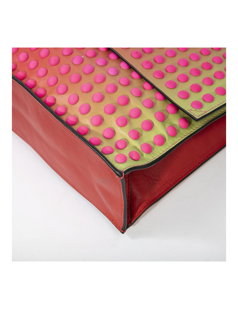 Pochette PROENZA SCHOULER en PVC dégradé de couleurs