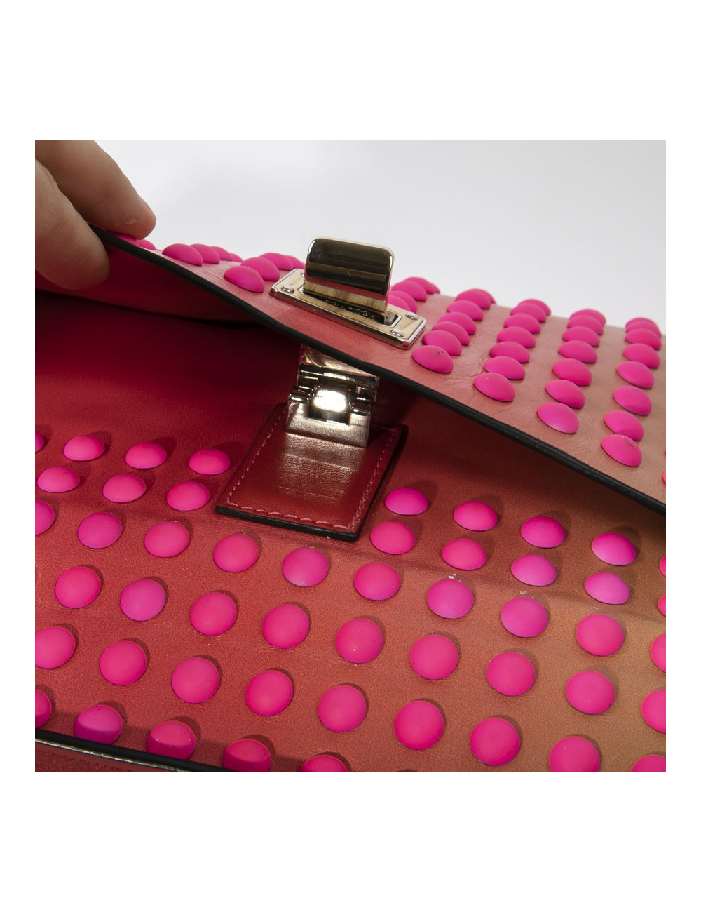 Pochette PROENZA SCHOULER en PVC dégradé de couleurs