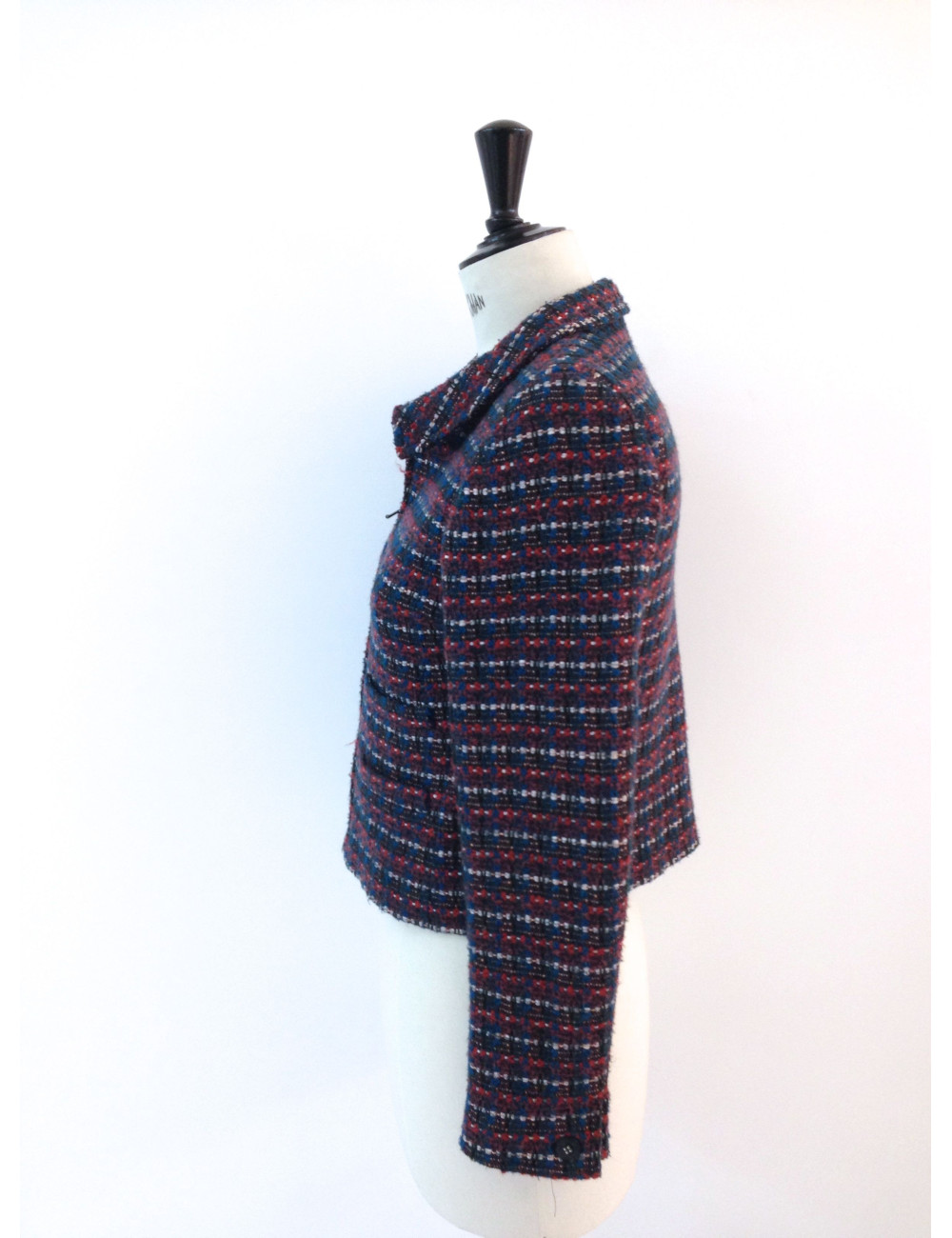 Veste CHANEL en tweed tricolore