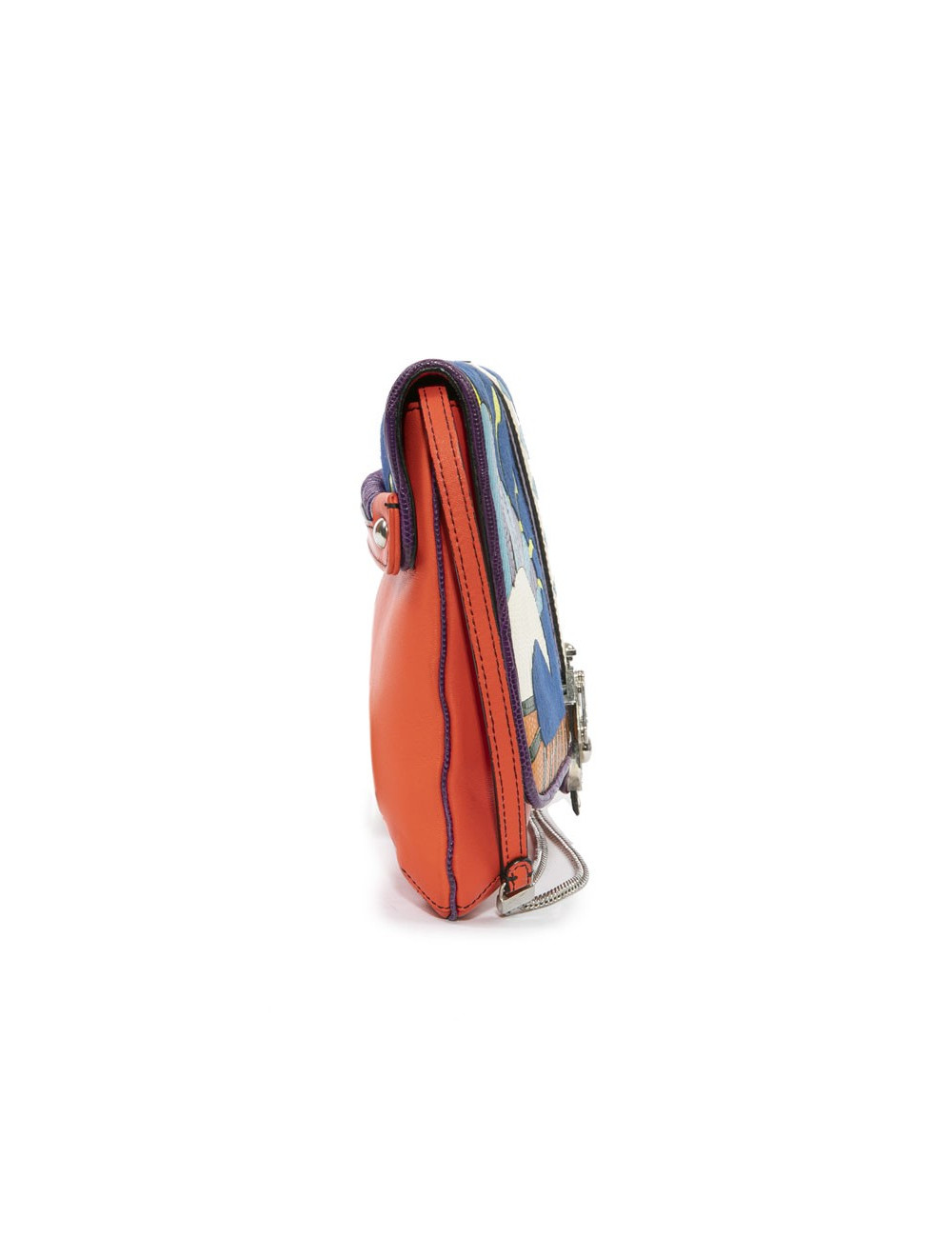 Sac YLIANA YEPEZ cuir et veau velours Toucans
