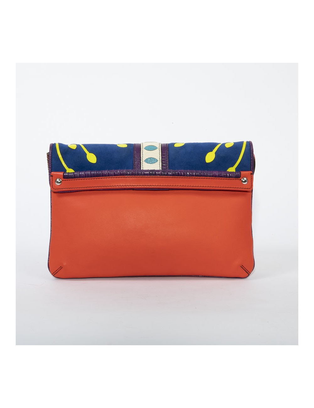 Sac YLIANA YEPEZ cuir et veau velours Toucans