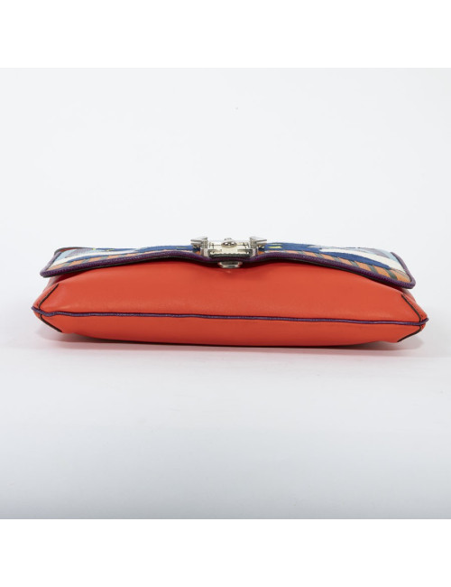 Sac PAULA CADEMARTORI cuir et veau velours Toucans