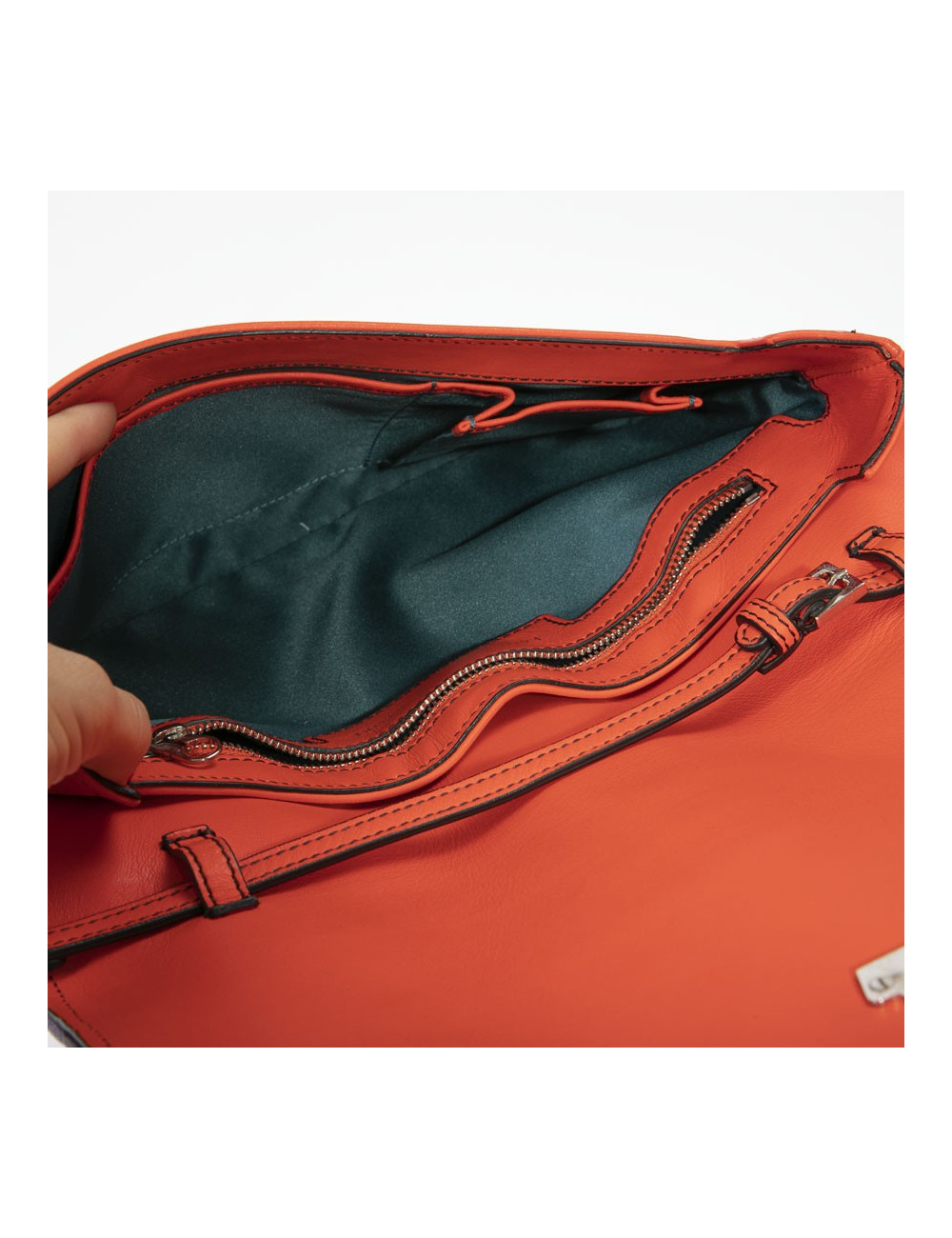 Sac PAULA CADEMARTORI cuir et veau velours Toucans