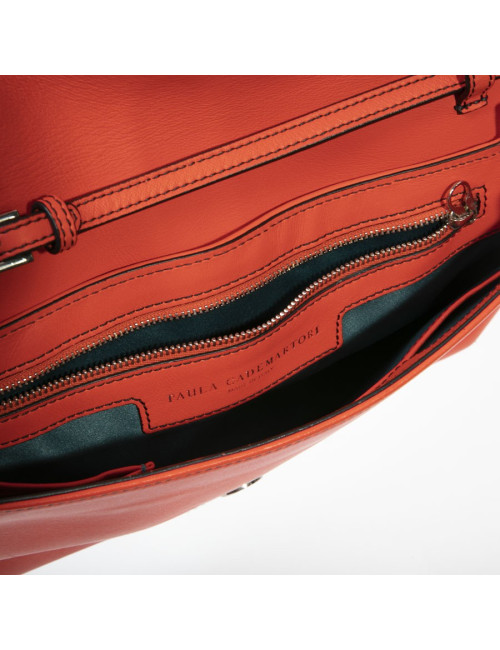 Sac PAULA CADEMARTORI cuir et veau velours Toucans