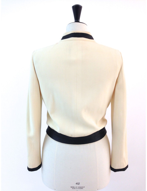 Veste CHANEL en laine inspiration asiatique T 40