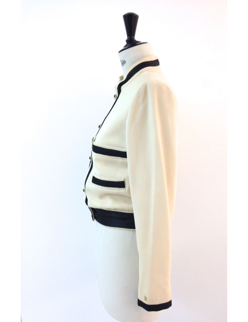 Veste CHANEL en laine inspiration asiatique