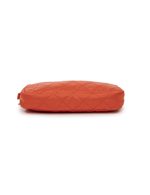 Pochette CHANEL toile parachute orange