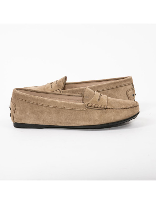 Mocassins T 38 TODS daim marron clair