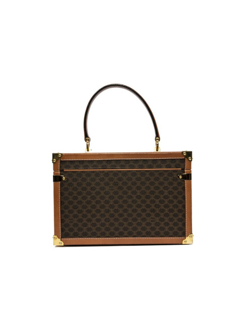 Vanity case CELINE en toile monogram marron