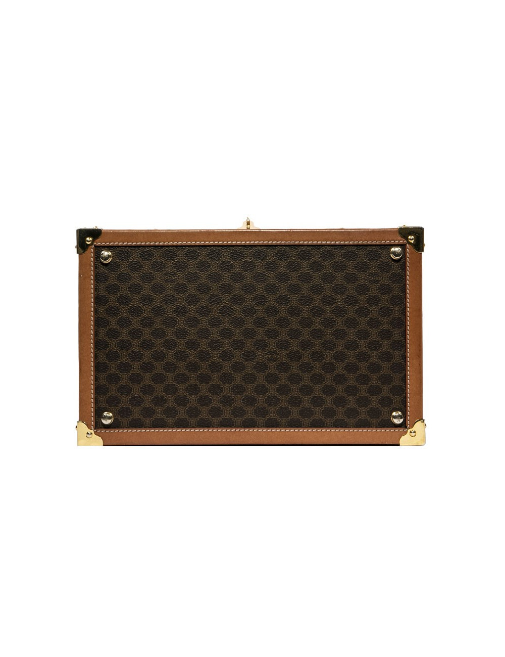 Vanity case CELINE en toile monogram marron