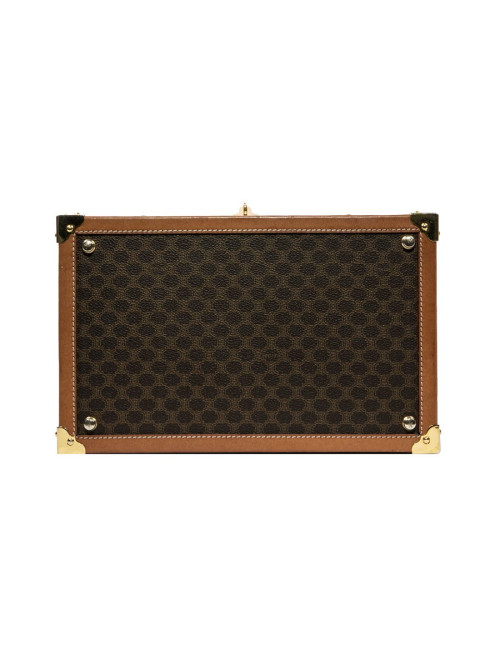 CELINE vanity case in brown monogram canvas