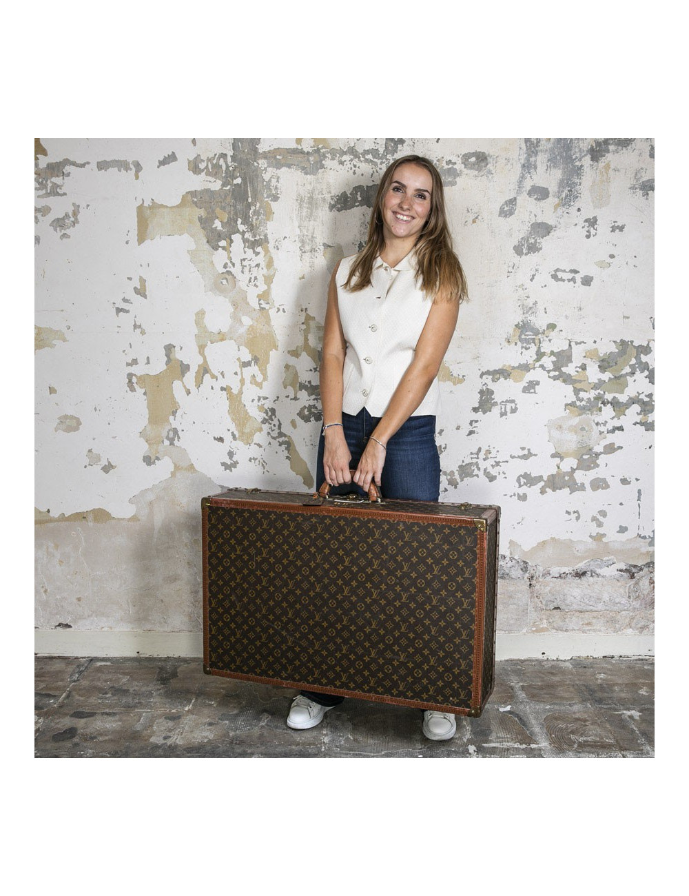 Valise rigide LOUIS VUITTON monogram LV