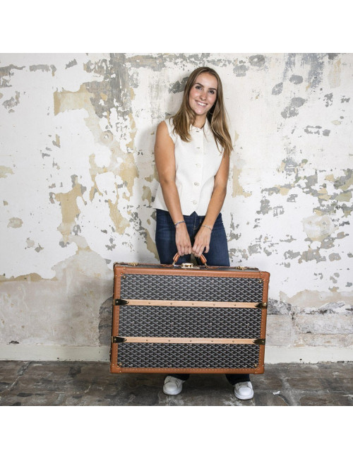 Valise rigide GOYARD toile monogram 