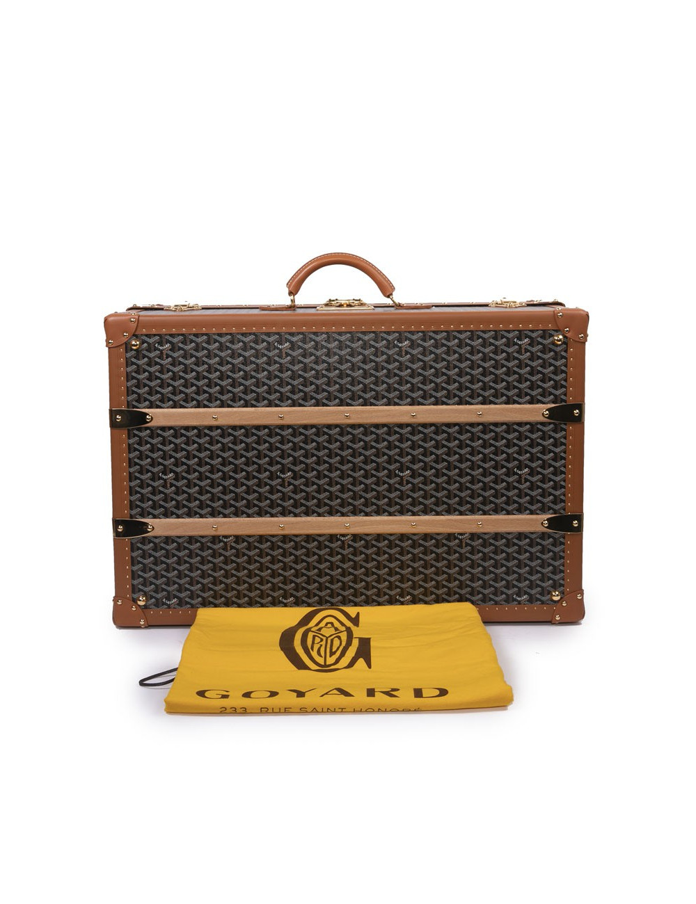 Valise rigide GOYARD toile monogram 