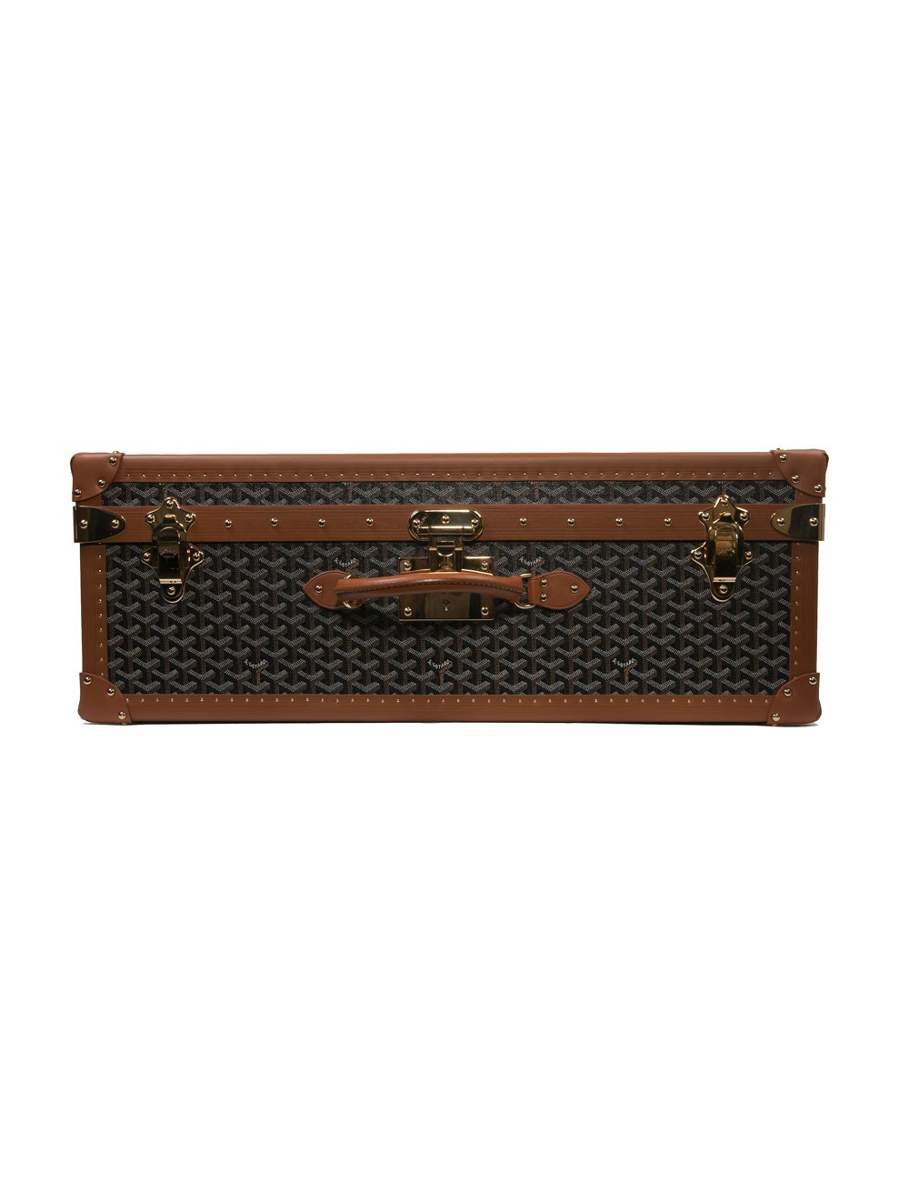 GOYARD Monogram large and rigid travel trunk 