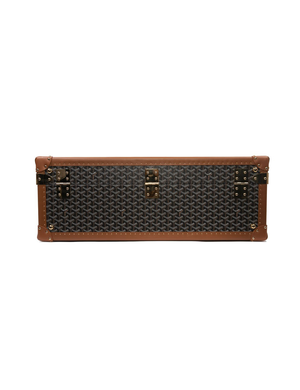 GOYARD Monogram large and rigid travel trunk 