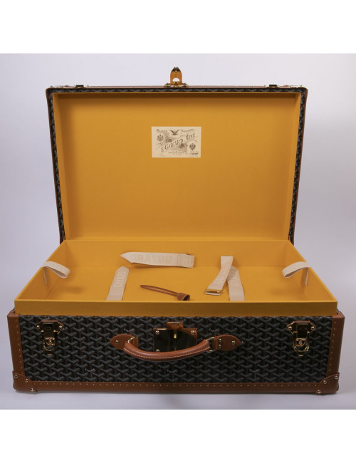 GOYARD Monogram large and rigid travel trunk 