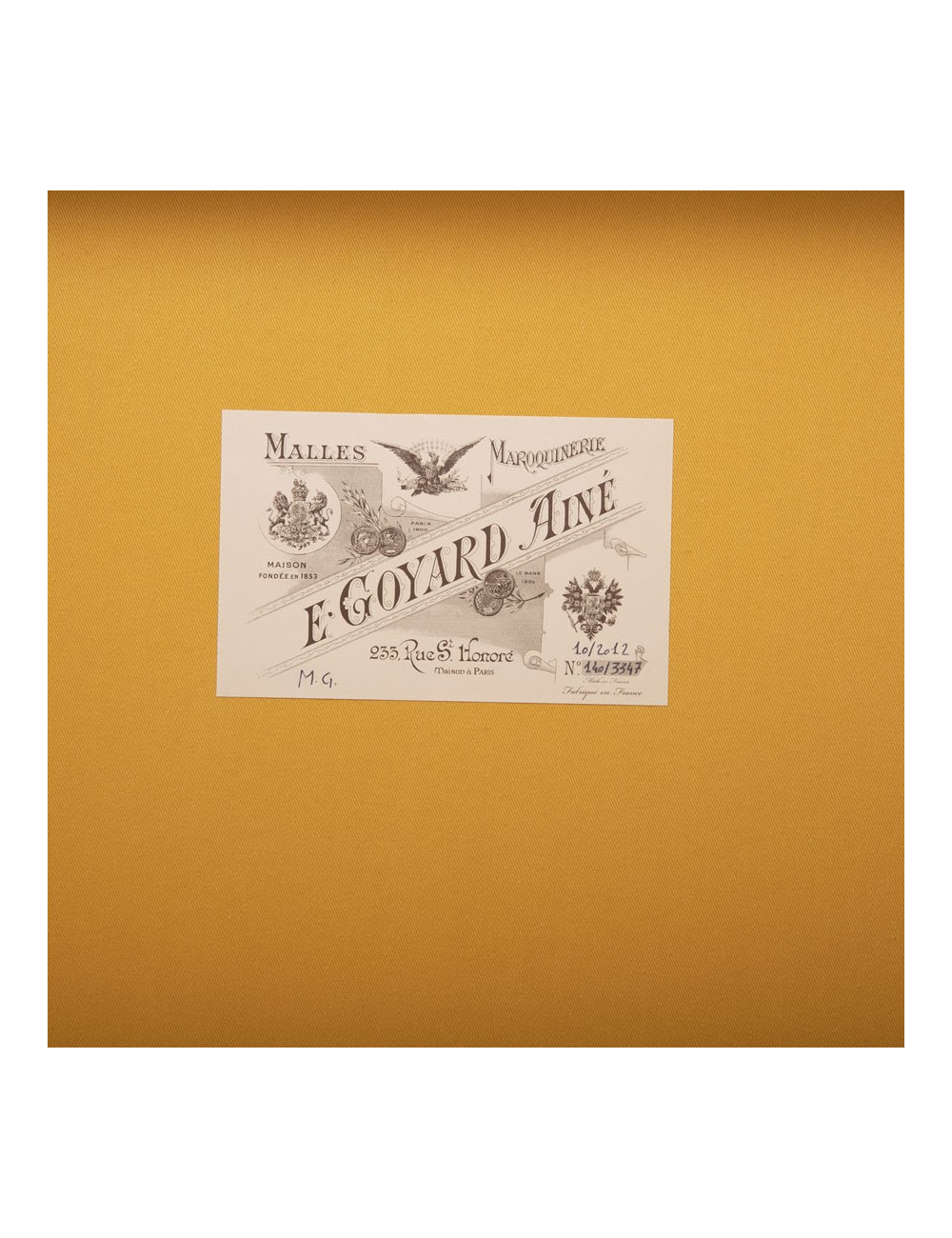 GOYARD Monogram large and rigid travel trunk 