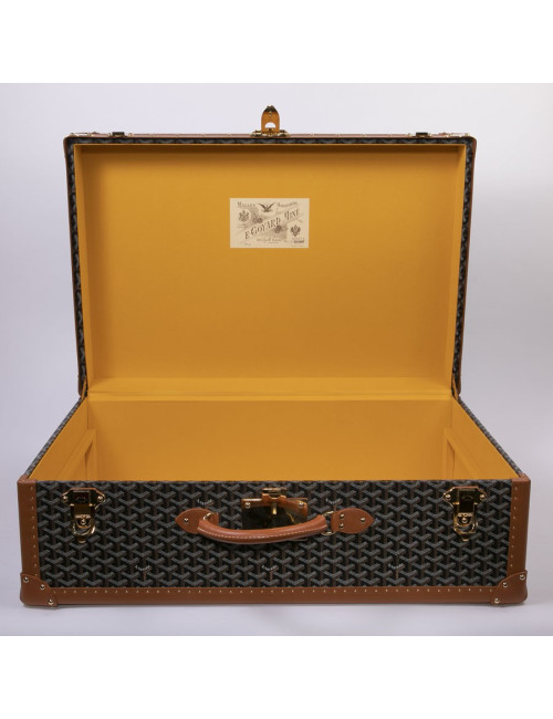 GOYARD Monogram large and rigid travel trunk 