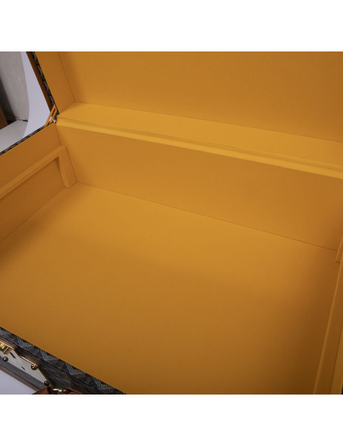 GOYARD Monogram large and rigid travel trunk 