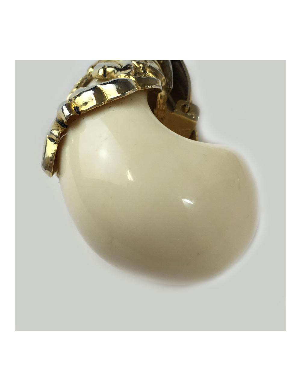 Boucles d'oreilles Clips ISABEL CANOVAS ivoire 