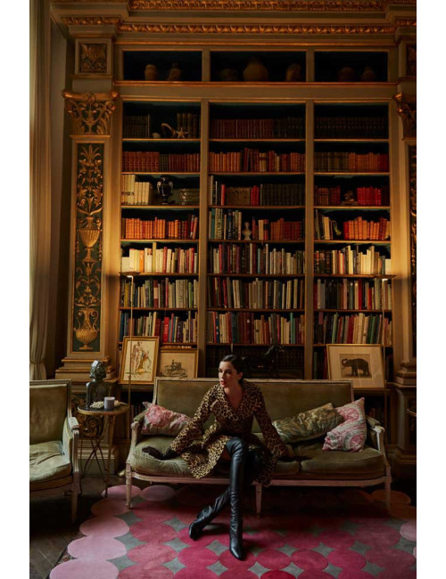  Manteau en peau de panthère Vintage