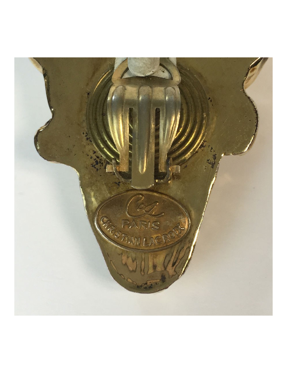 Boucles d'oreille clips CHRISTIAN LACROIX Vintage 