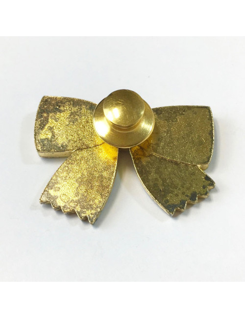 Pin's CHANEL noeud noir émaillé