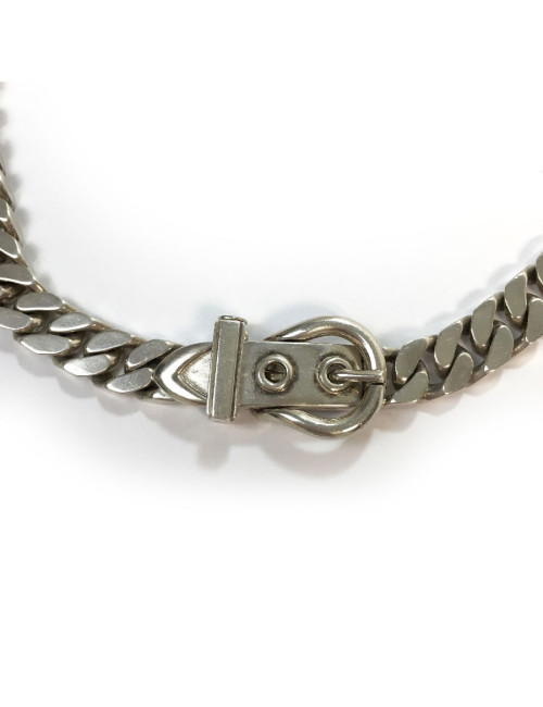 Collier HERMES  maille en argent 