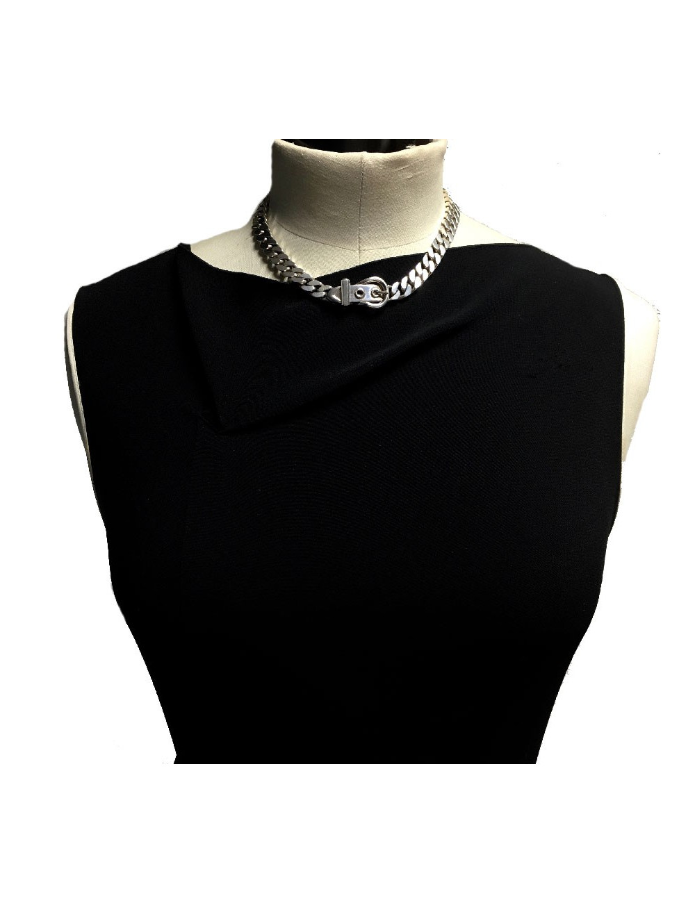 Collier HERMES  maille en argent 