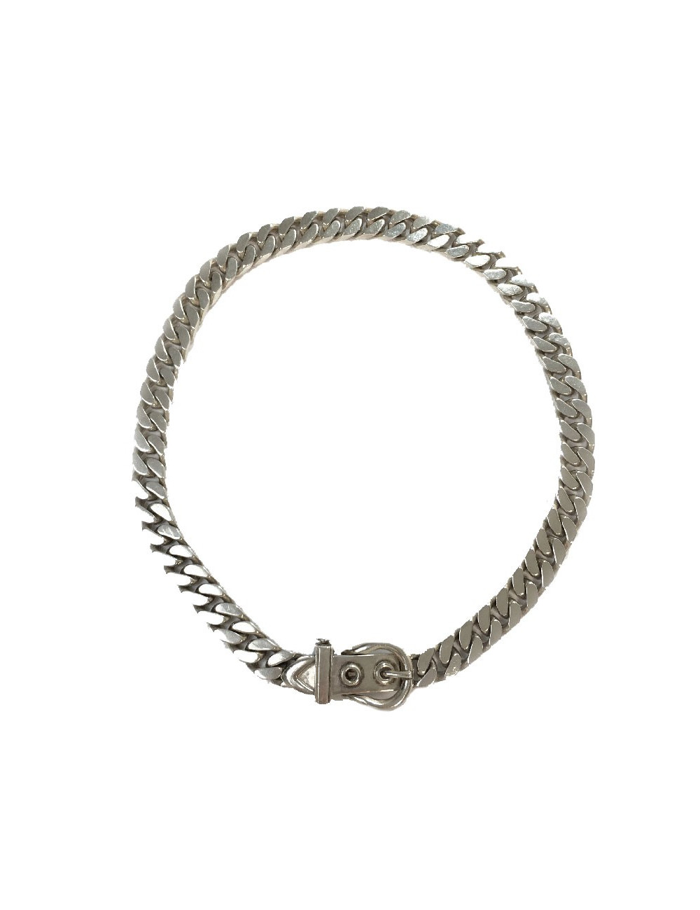 Collier HERMES  maille en argent 
