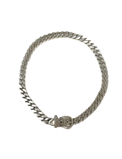 Collier HERMES  maille en argent 
