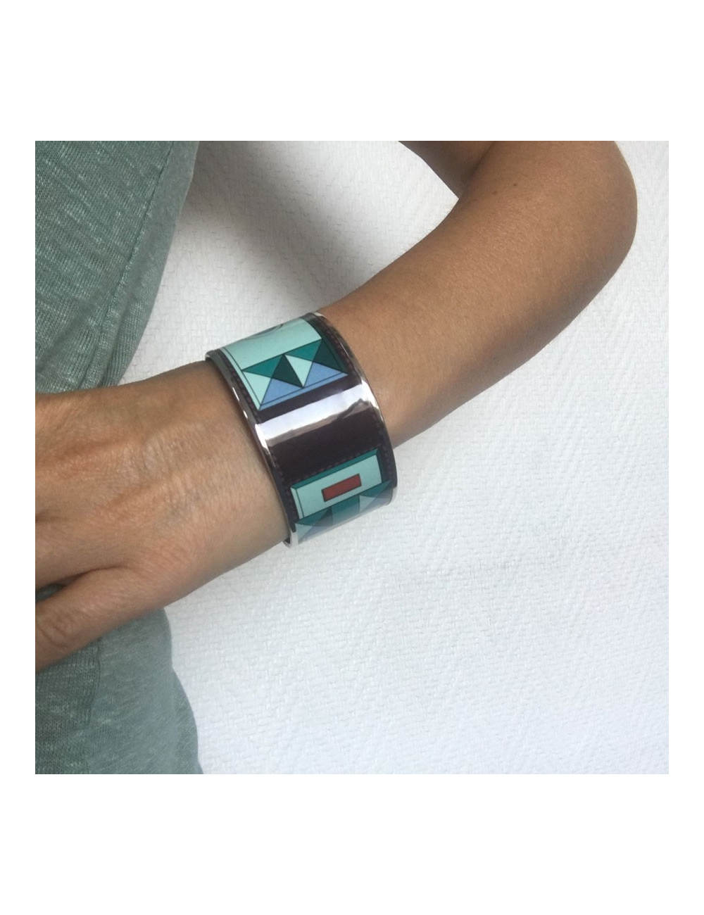 Bracelet HERMES émaillé