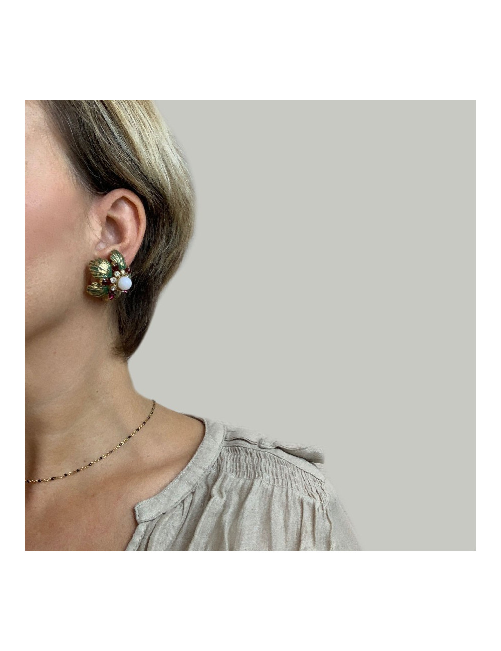 Boucles d'oreille CHRISTIAN DIOR Vintage