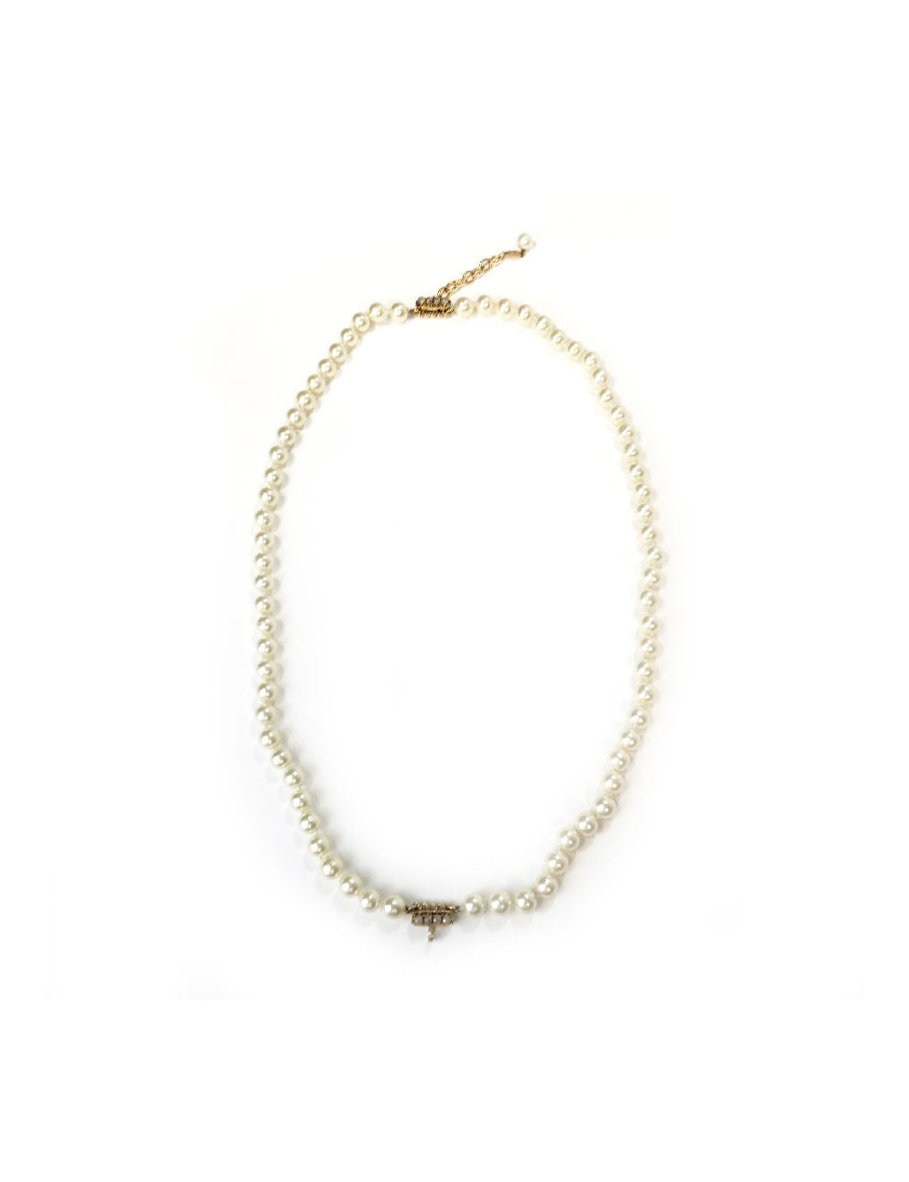 Collier CHANEL double rangs de perles nacrées