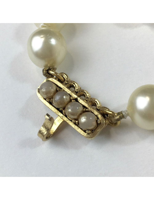 Collier CHANEL double rangs de perles nacrées