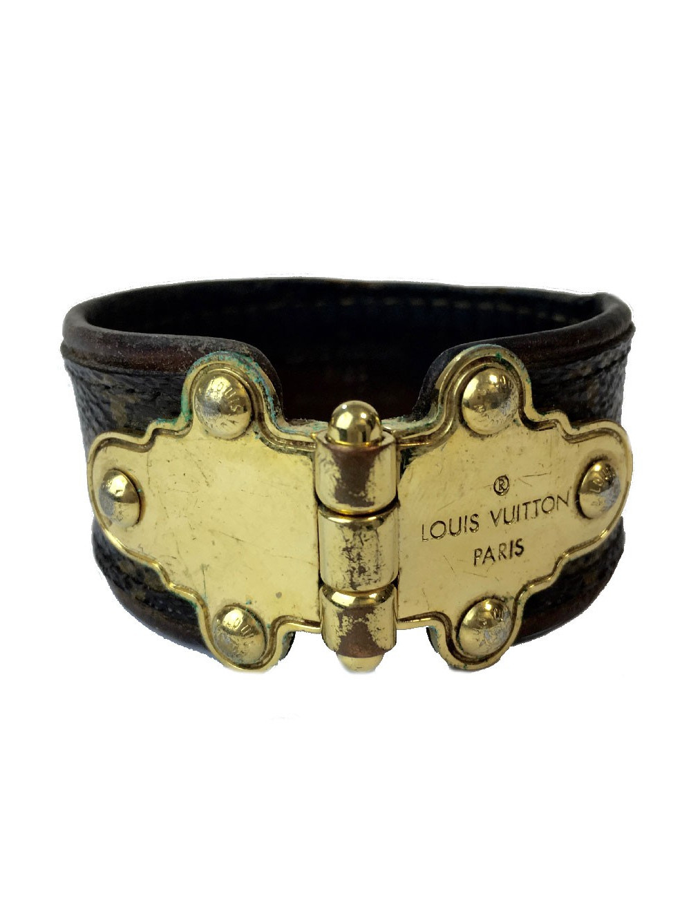 Bracelet LOUIS VUITTON toile monogram marron