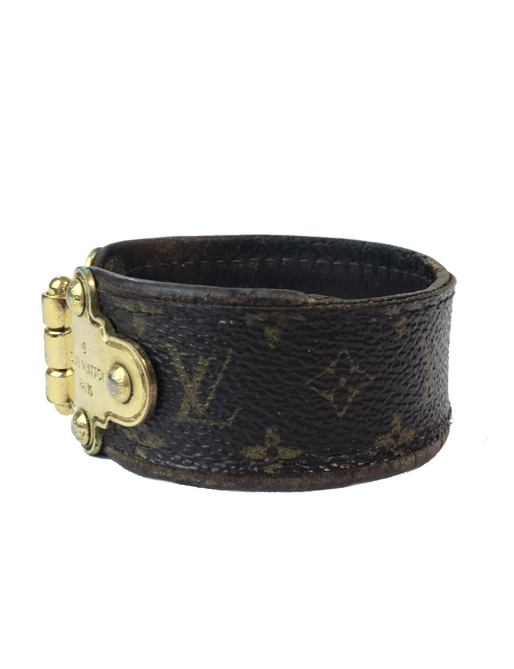 Bracelet LOUIS VUITTON toile monogram marron
