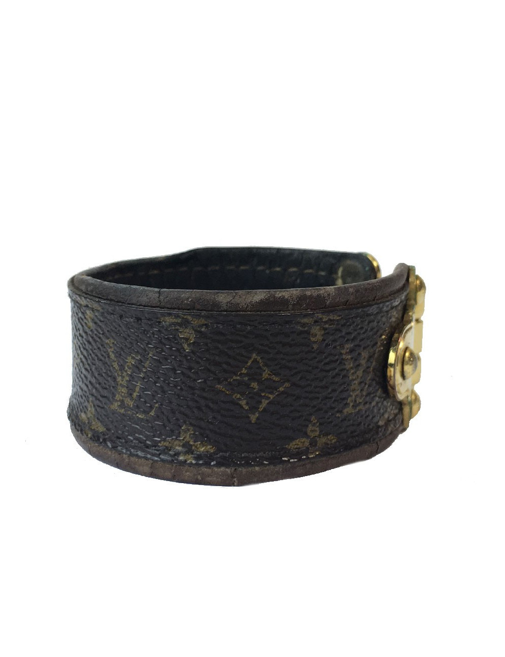 Bracelet LOUIS VUITTON toile monogram marron