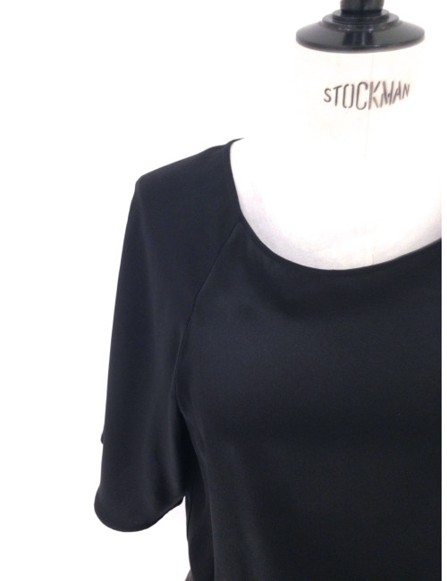 Top CHANEL en soie T 40