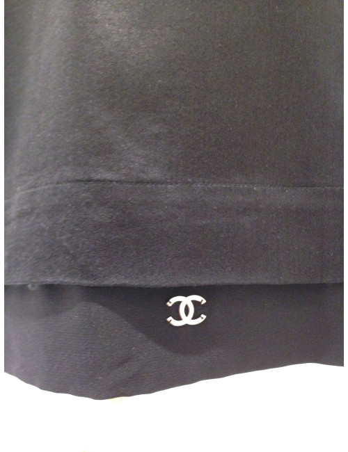 Top CHANEL en soie T 40