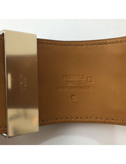 Manchette HERMES CDC en alligator couleur sanguine