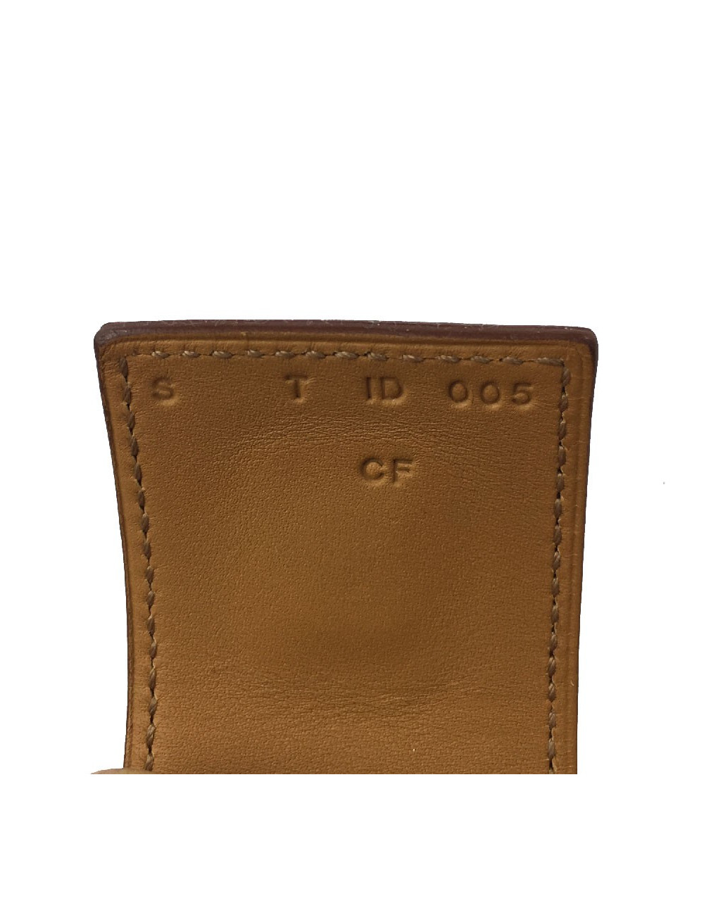 Manchette HERMES CDC en alligator couleur sanguine